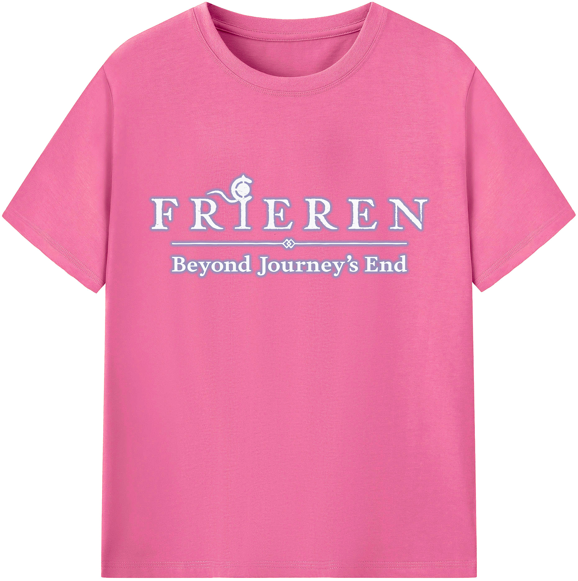 （画像用） 葬送のフリーレン Frieren レディースカジュアルプリントTシャツ（綿100％）